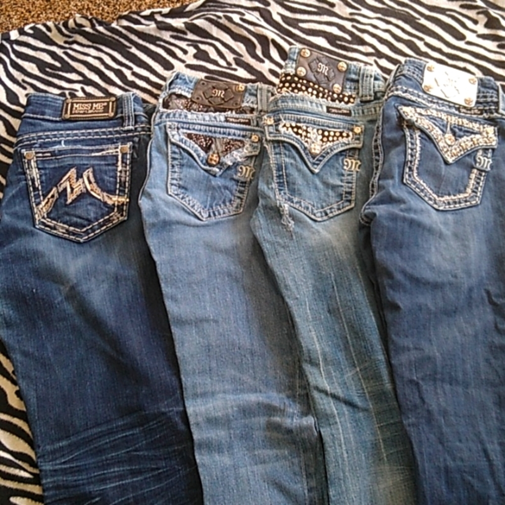 Lot of 4 Miss Me Jeans